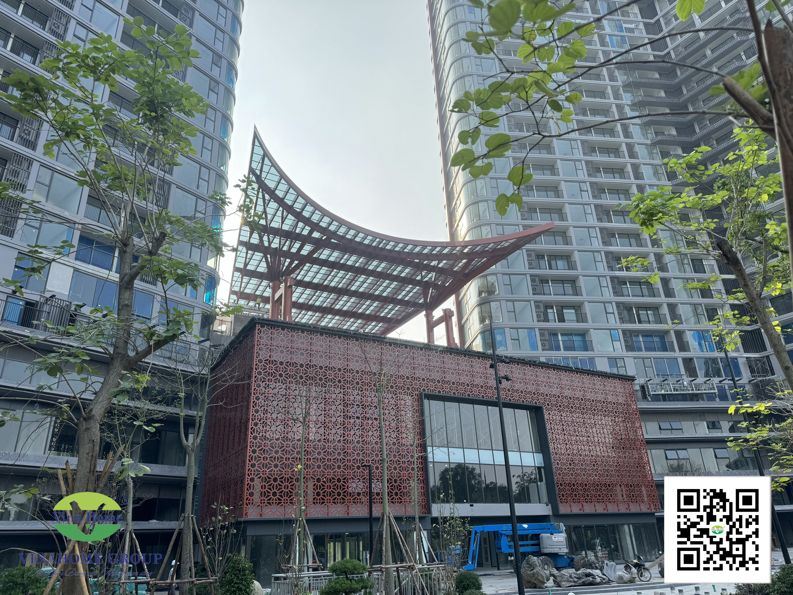 Mái sảnh toà: Heaven Park Residence, Ecopark - Vinahome